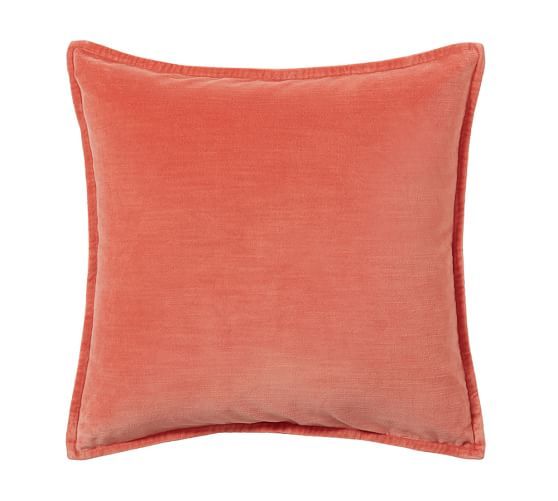 Apricot Velvet Pillow Rental