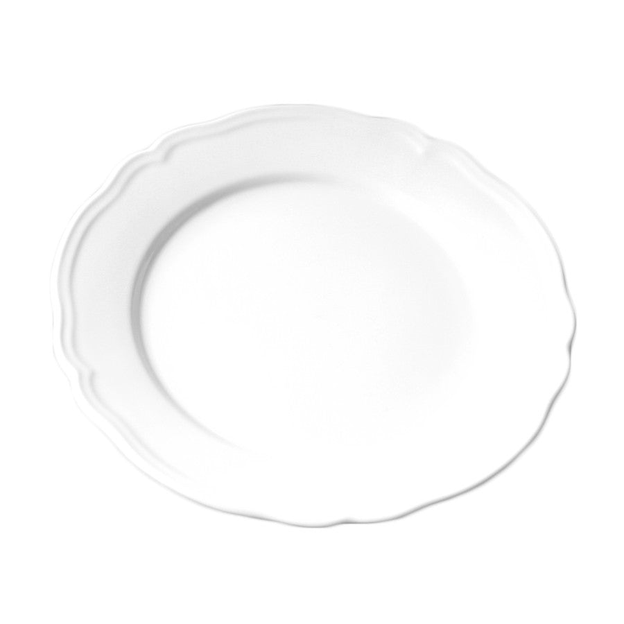 Scalloped Dinner Plate - White 11
