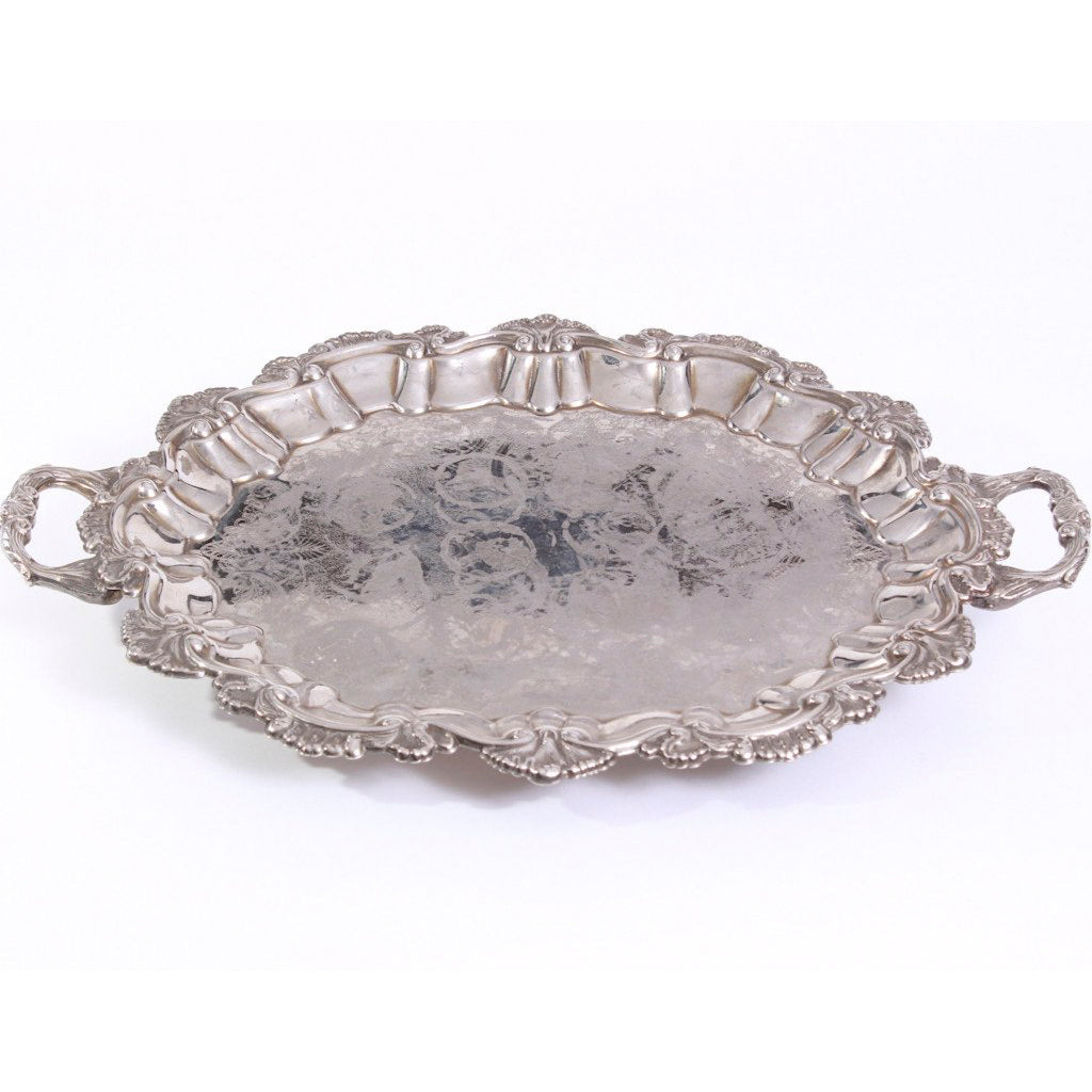 Silver Serving Tray Rental